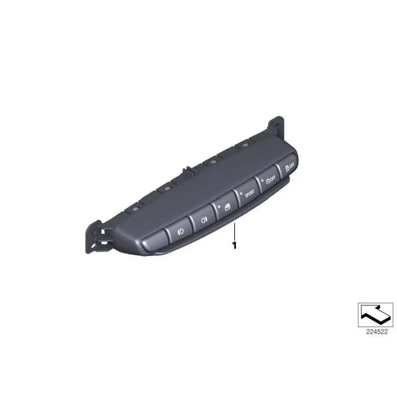Original Mini Schaltzentrum Mittelkonsole (61319804923)