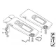 Genuine BMW Outer support (51168037387)