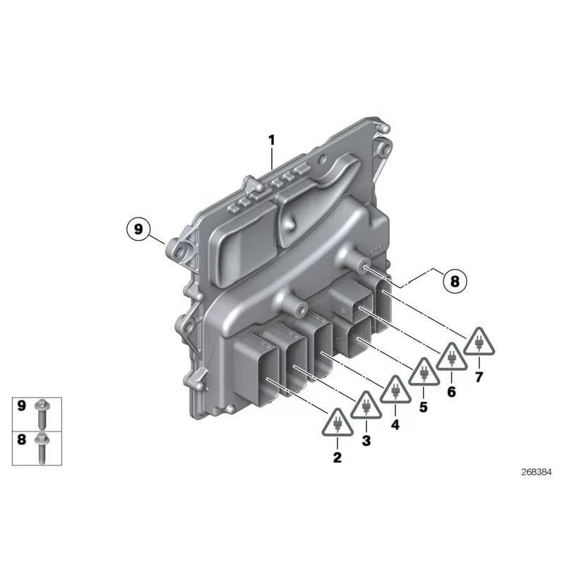 Genuine BMW Basic control unit DME (12148618449)