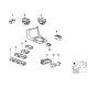 Original BMW Rahmen Eben 1-Fach (61312268904)