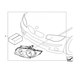 Genuine BMW Install.kit, Xenon light (63130443697)