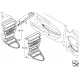 Genuine BMW Decor panel for centre console (51167970683)