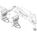 Genuine BMW Decor panel for centre console (51167970683)