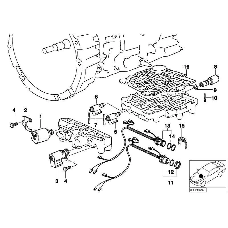Genuine BMW O-ring set (24101423176)