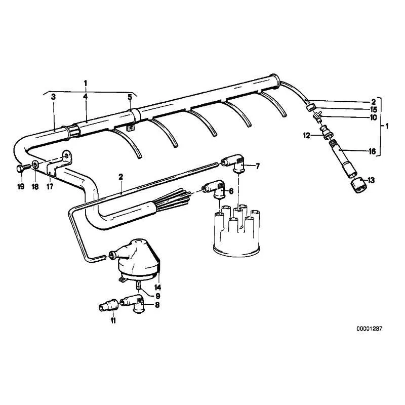 Genuine BMW SUPPRESSING SOCKET (12121289837)