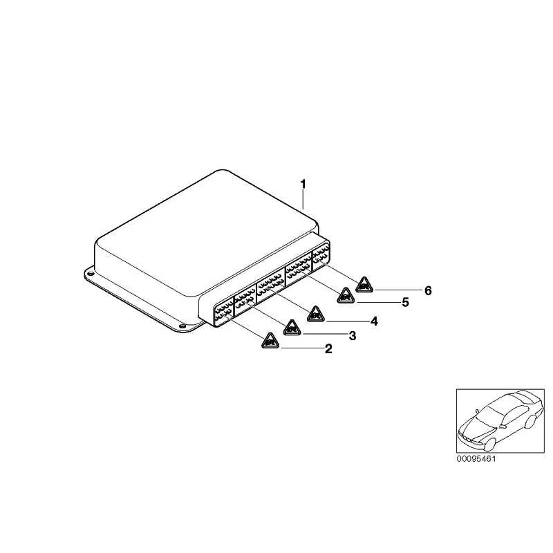 Genuine BMW EXCH Basic control unit DME (12147568427)
