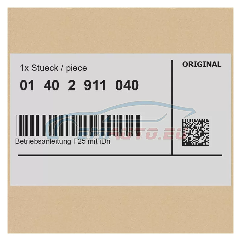 Genuine BMW (01402911040)