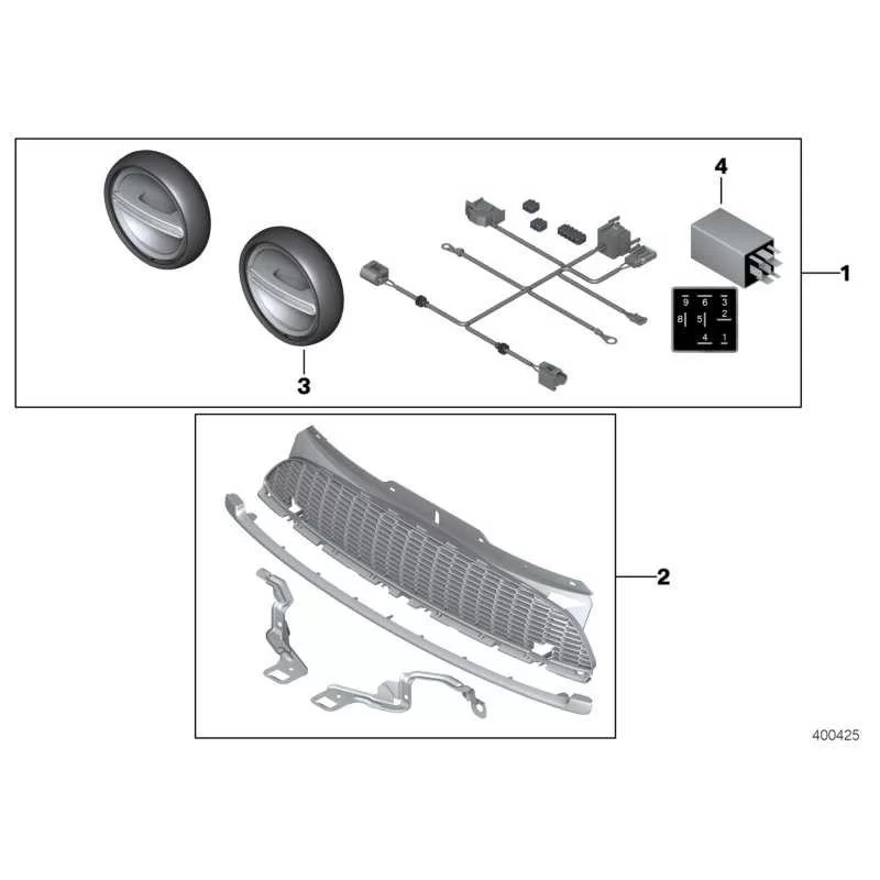 Original Mini Zusatzscheinwerfer LED (63122289658)