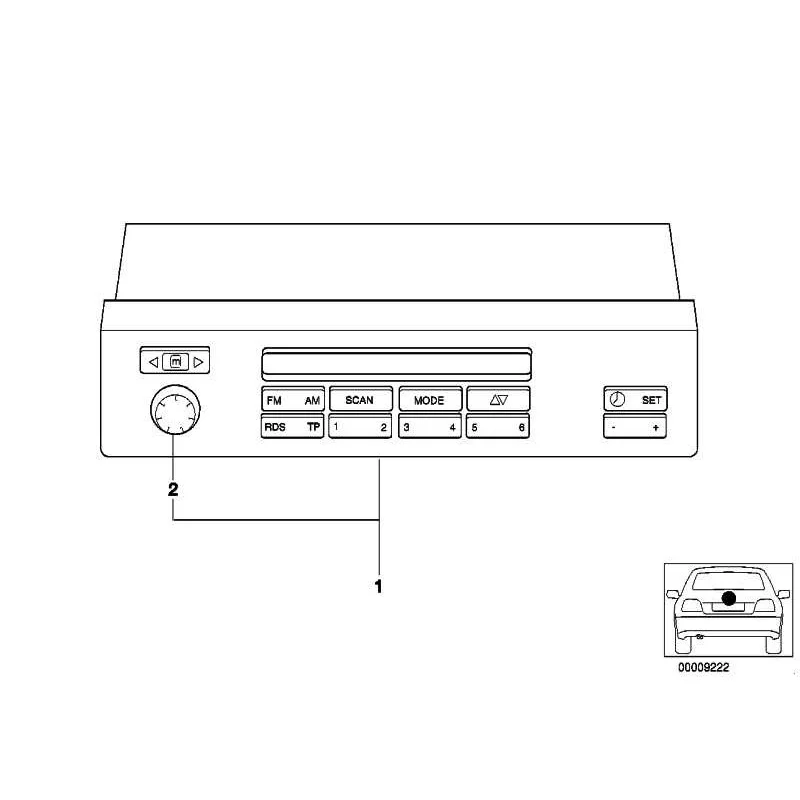 Genuine BMW MULTI-INFORMATION DISPLAY (65806914588)