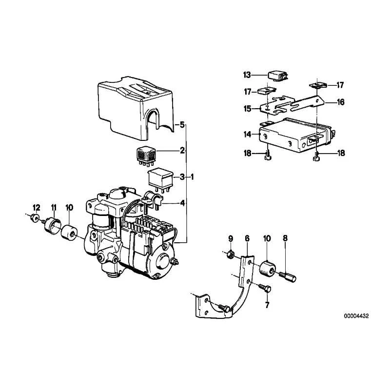 Original BMW Steuergerät ABS (34521158706)
