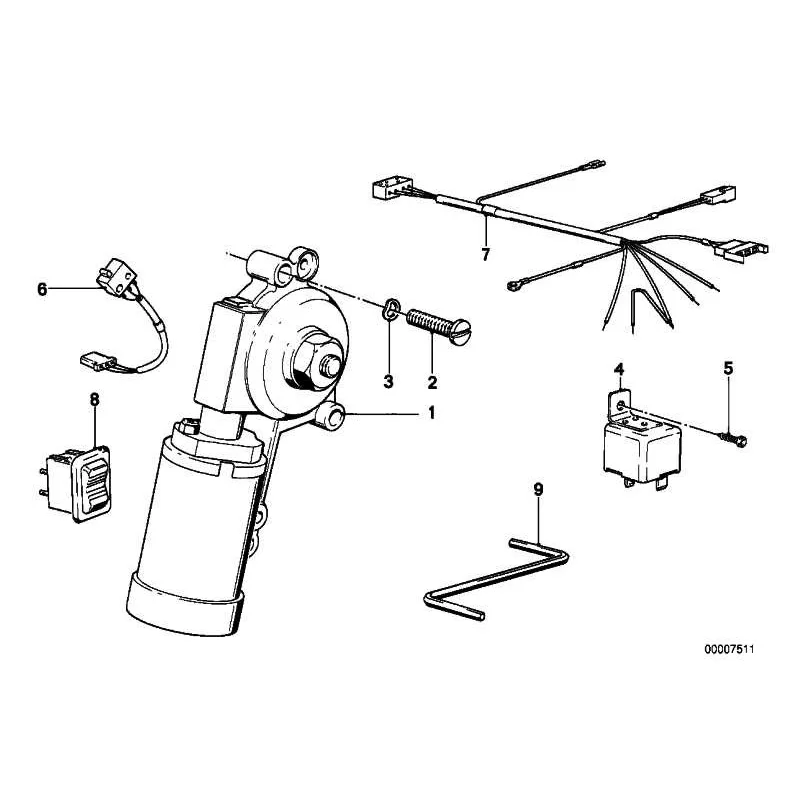 Original BMW Mikroschalter (61311369184)