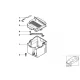 Genuine Mini Clamping bracket (61216918718)
