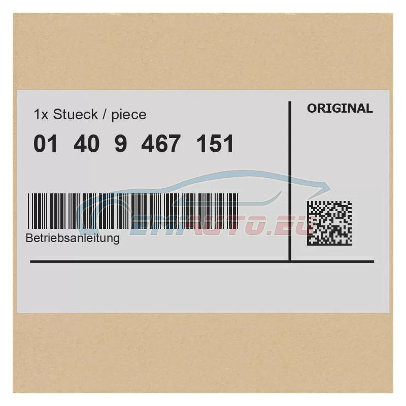 Genuine BMW (01409467151)