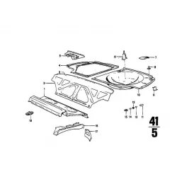 Genuine BMW Trunk floor (41125703166)