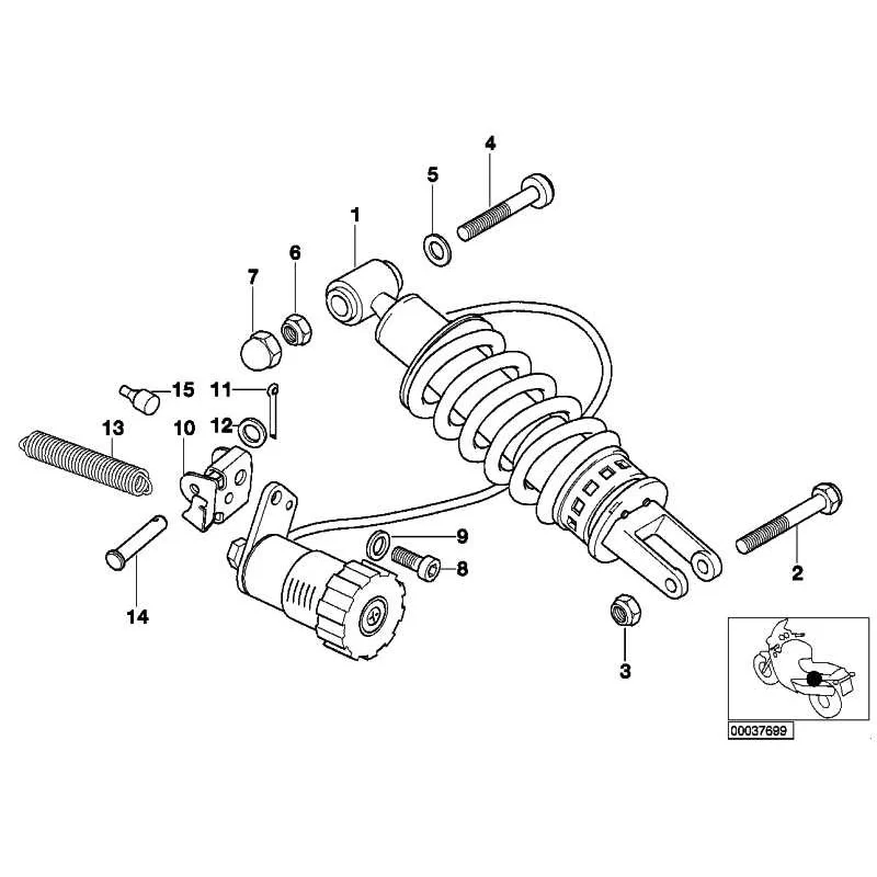 Genuine BMW Split pin (07119901497)