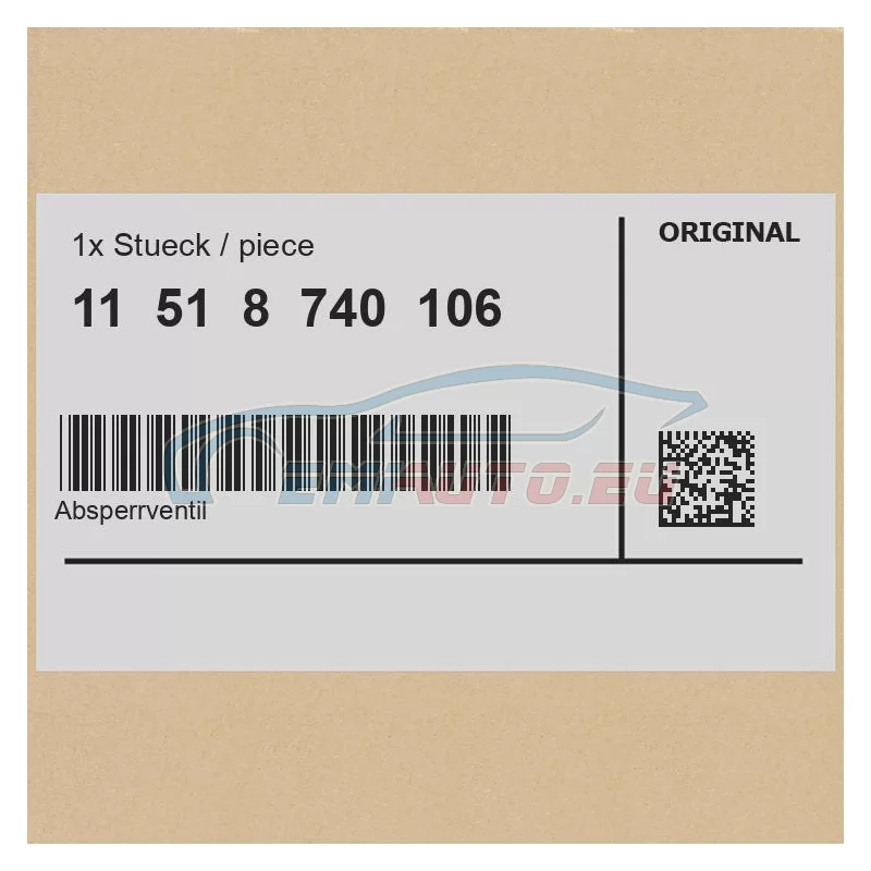 Genuine BMW (11518740106)
