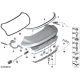 Genuine BMW Left trunk lid hinge (41007417255)