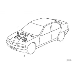 Genuine BMW ENGINE WIRING HARNESS DME+ASC (12511435524)