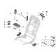 Original BMW Antrieb Lehnenneigungsverstellung links (52107454065)