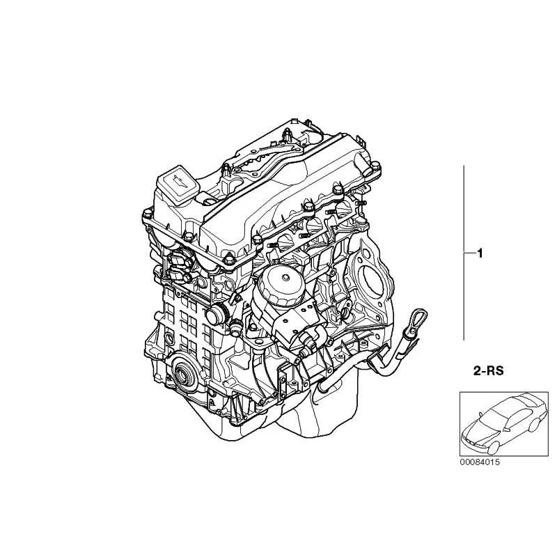 Genuine BMW Short Engine (11000439140)