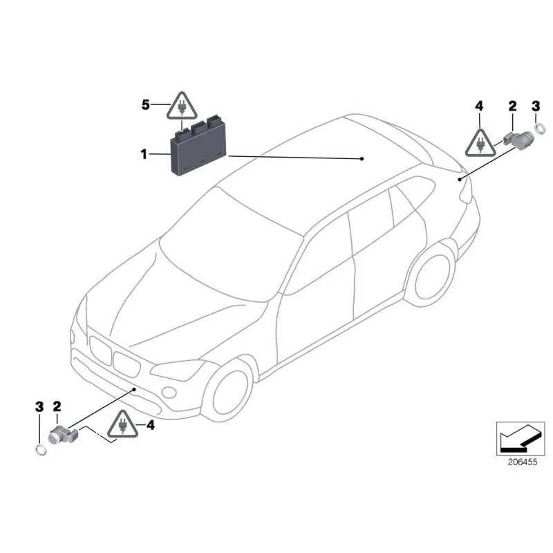 Original BMW Steuergerät PDC (66209252637)