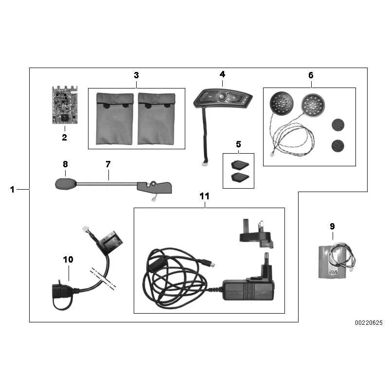 Genuine BMW Main PCB, communication system (76517711167)