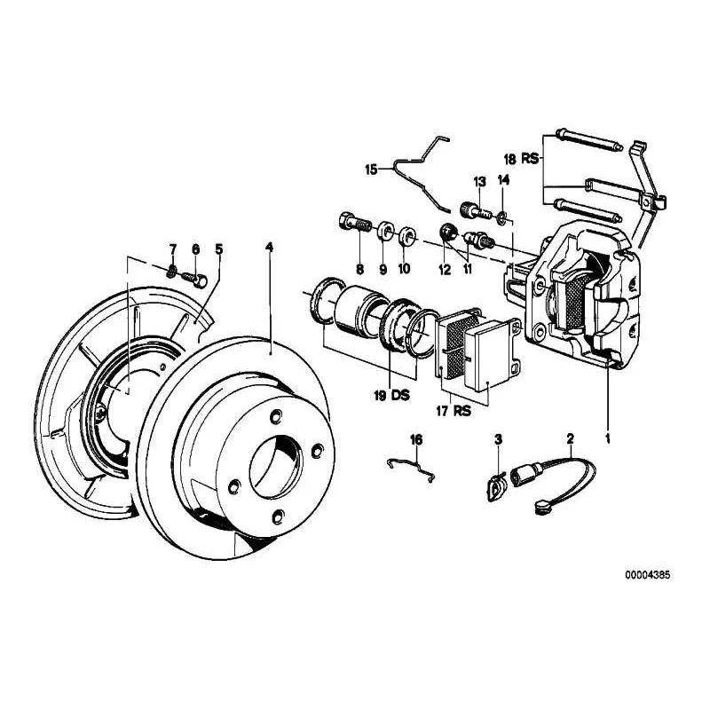 Original BMW Federspange (34211150163)