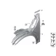 Genuine Mini Moulding, side panel, front left (51139810465)