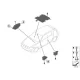 Genuine BMW Sensor, B-pillar (65779234989)