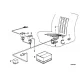 Genuine BMW Heating element backrest (64111386187)