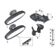Genuine Mini Bracket, inside mirror (51167351854)