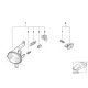 Genuine Mini Bulb socket, turn indicator (63127169480)