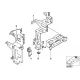 Genuine BMW Base support system, rear (65128378014)