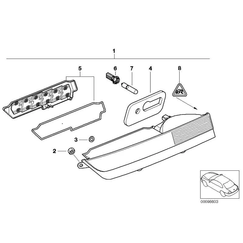 Original BMW Lampenfassung (63216916468)