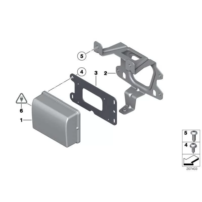 Original BMW ACC-Sensor (66316874817)
