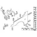 Genuine BMW Side panel, front right (41357111430)