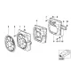 Genuine BMW Compression shroud (64548370967)