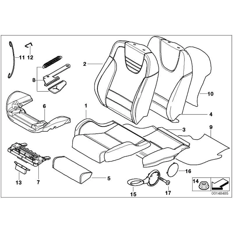 Original Mini Sitzschale (52106966601)