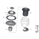 Genuine BMW Spring pad upper (31336852465)