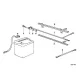 Genuine BMW Battery cable negative (12422245473)