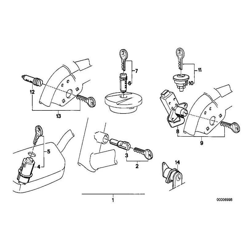 Genuine BMW CATCH (CODE) (51251455442)