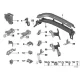 Genuine BMW Bracket, cable harness (12527591949)