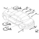 Original BMW Hallsensor Koppelverschluss (54377148150)