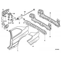 Genuine BMW LEFT REAR SIDE PANEL (41008254623)