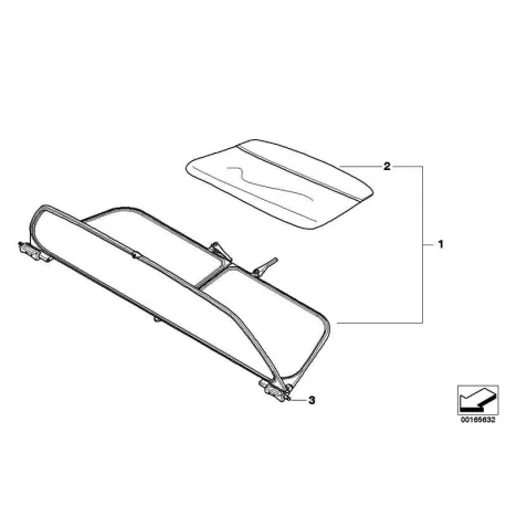 Original BMW Windschutz (54347151856)
