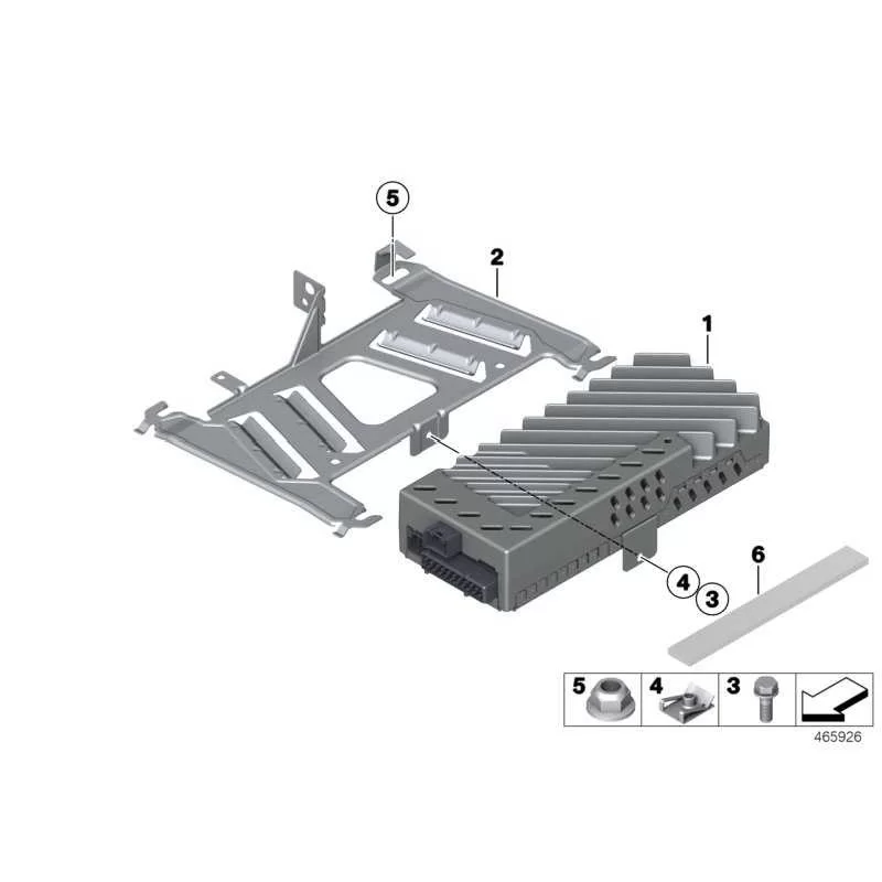 Genuine BMW AMPLIFIER HIFI SYSTEM (65129352016)