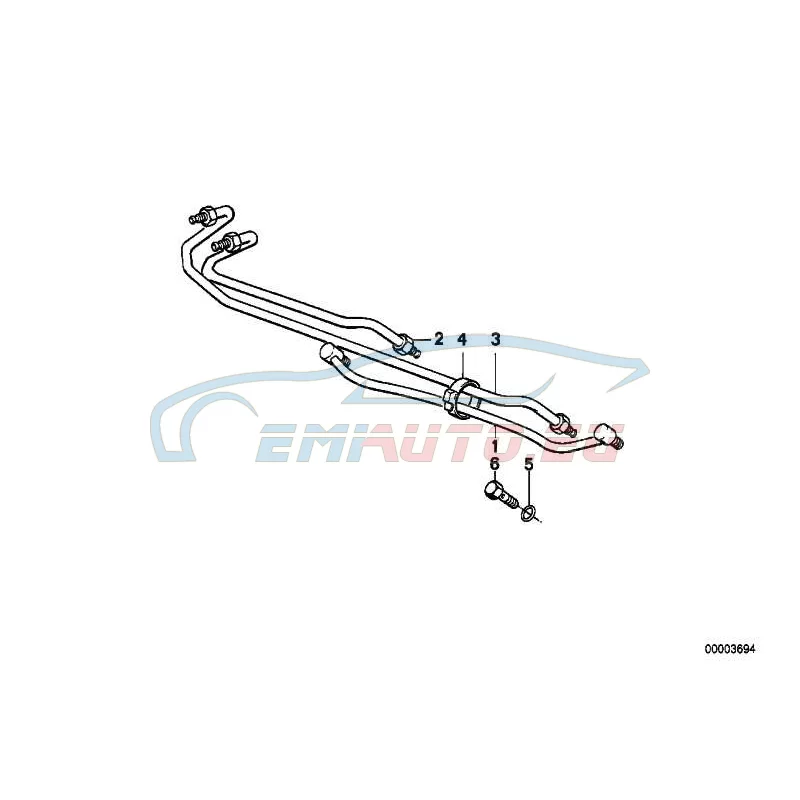 Genuine BMW Pipe (32131133701)