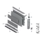 Genuine BMW Module mount, left (17119487032)