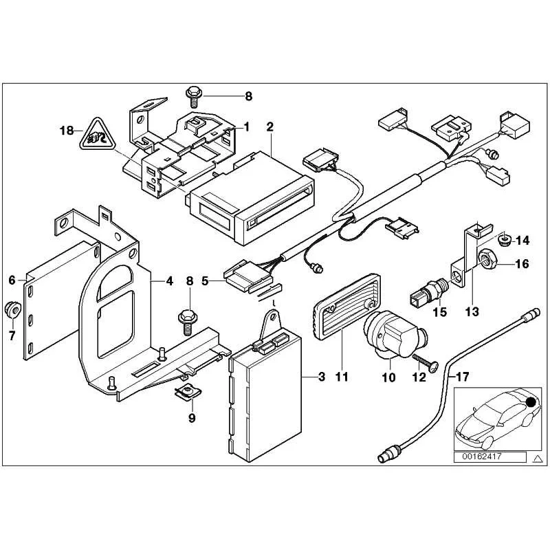 Genuine BMW EXCH-GPS receiver module (65906919370)