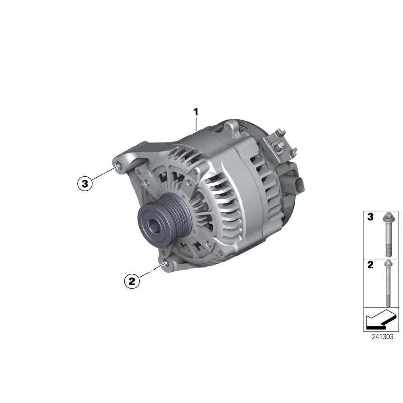 Genuine BMW Alternator (12317605478)